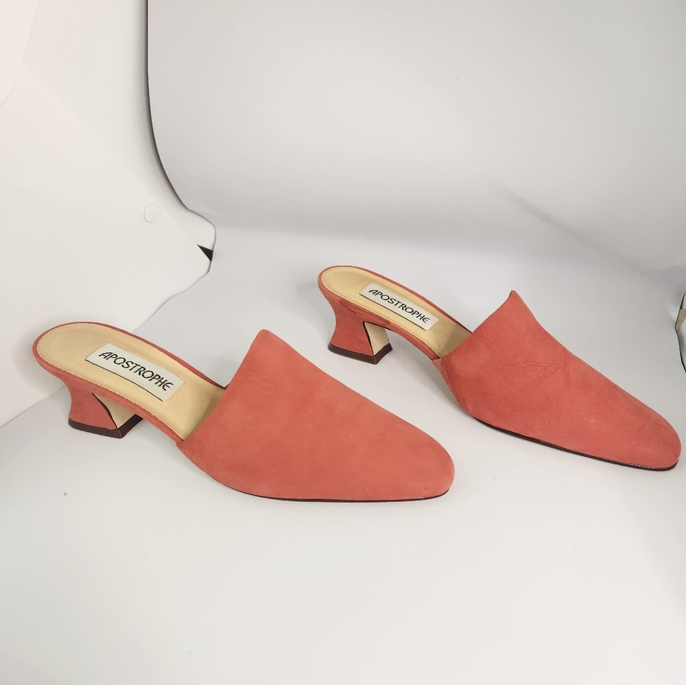 Mauve Apostrophe Mule